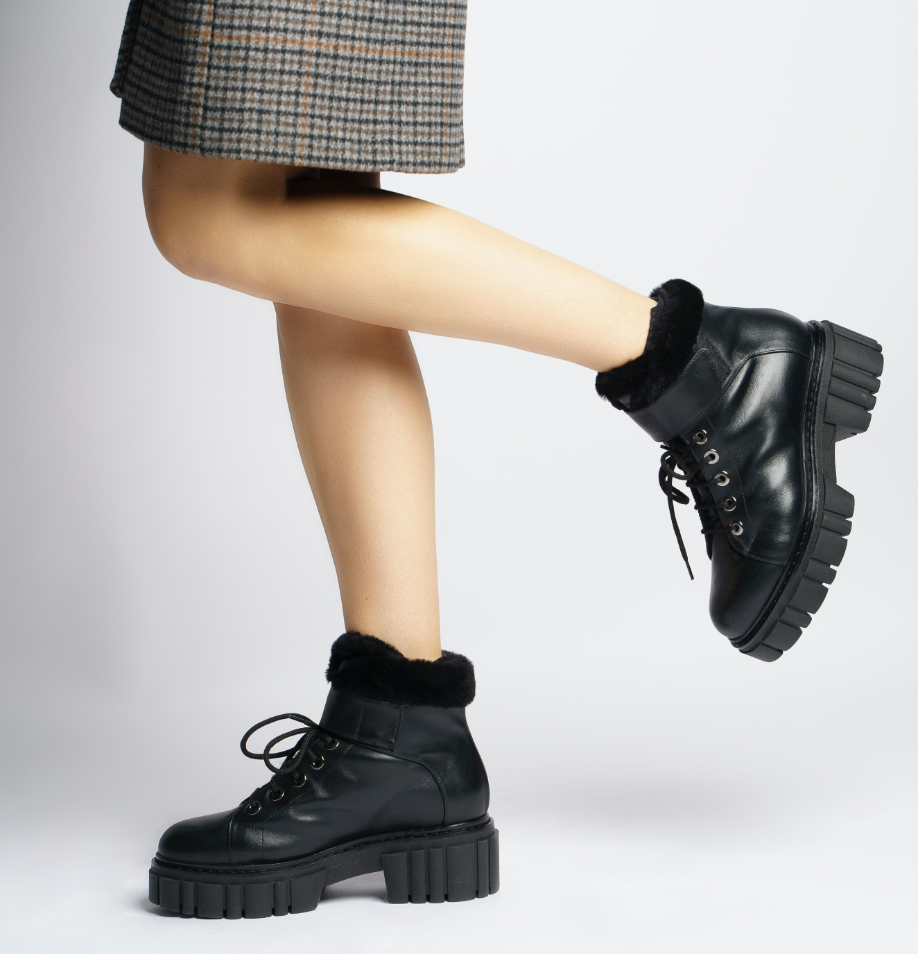 Takara Black Winter Ankle Boots 2030-01 - 7