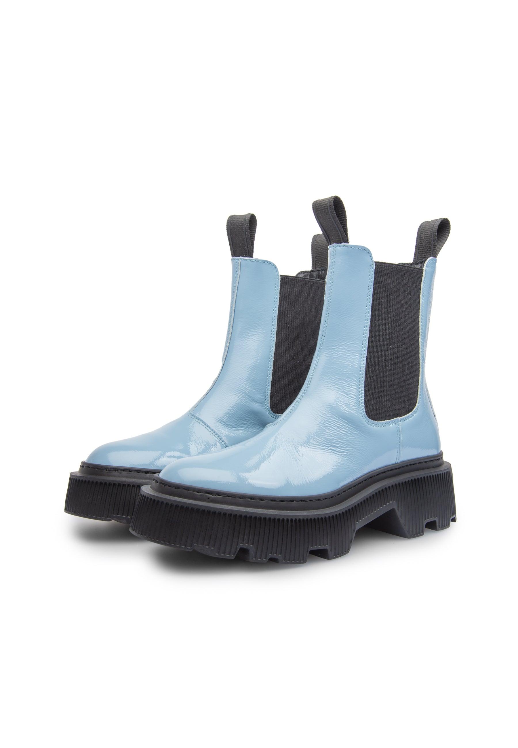 Light blue chelsea boots mens outlet