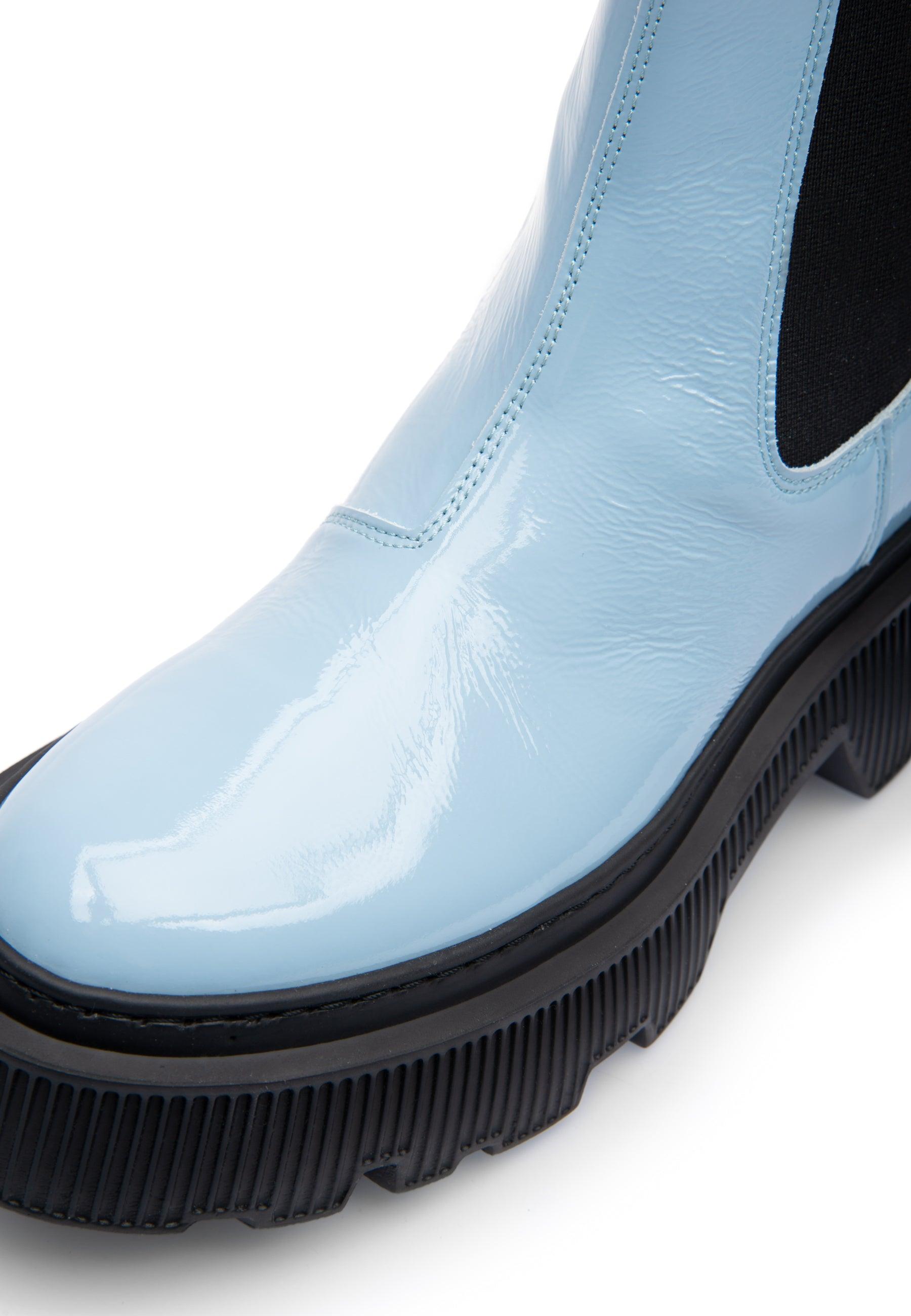 Baby blue chelsea boots hot sale