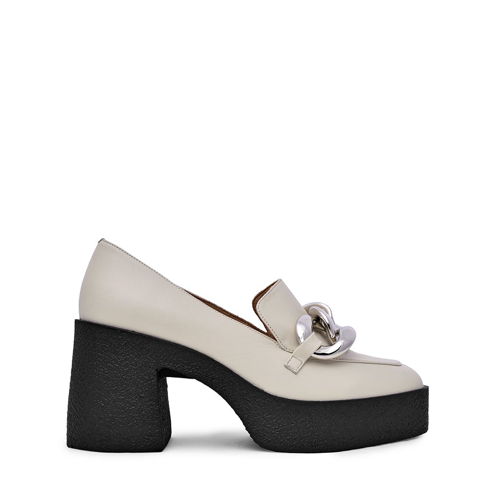Yo Off White Chunky Loafers 21031-02-02 - 1