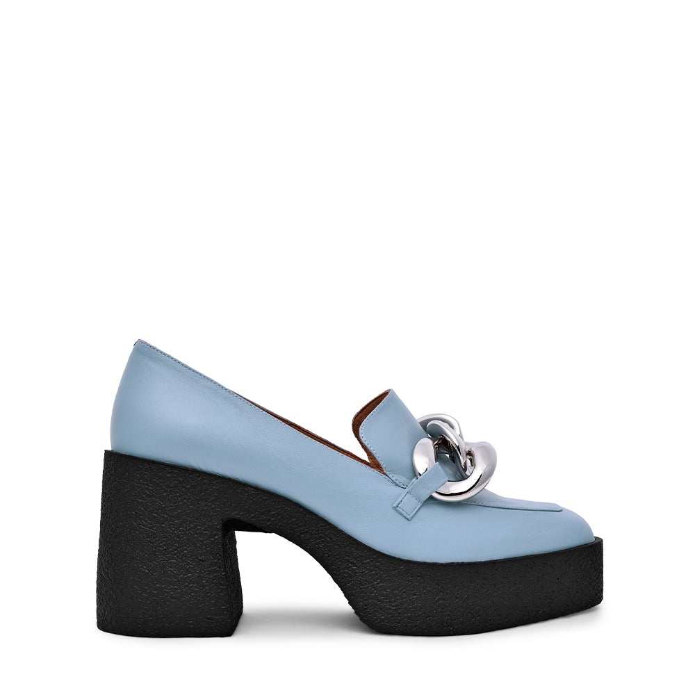 Yo Sky Blue Chunky Loafers 21031-02-04 - 1