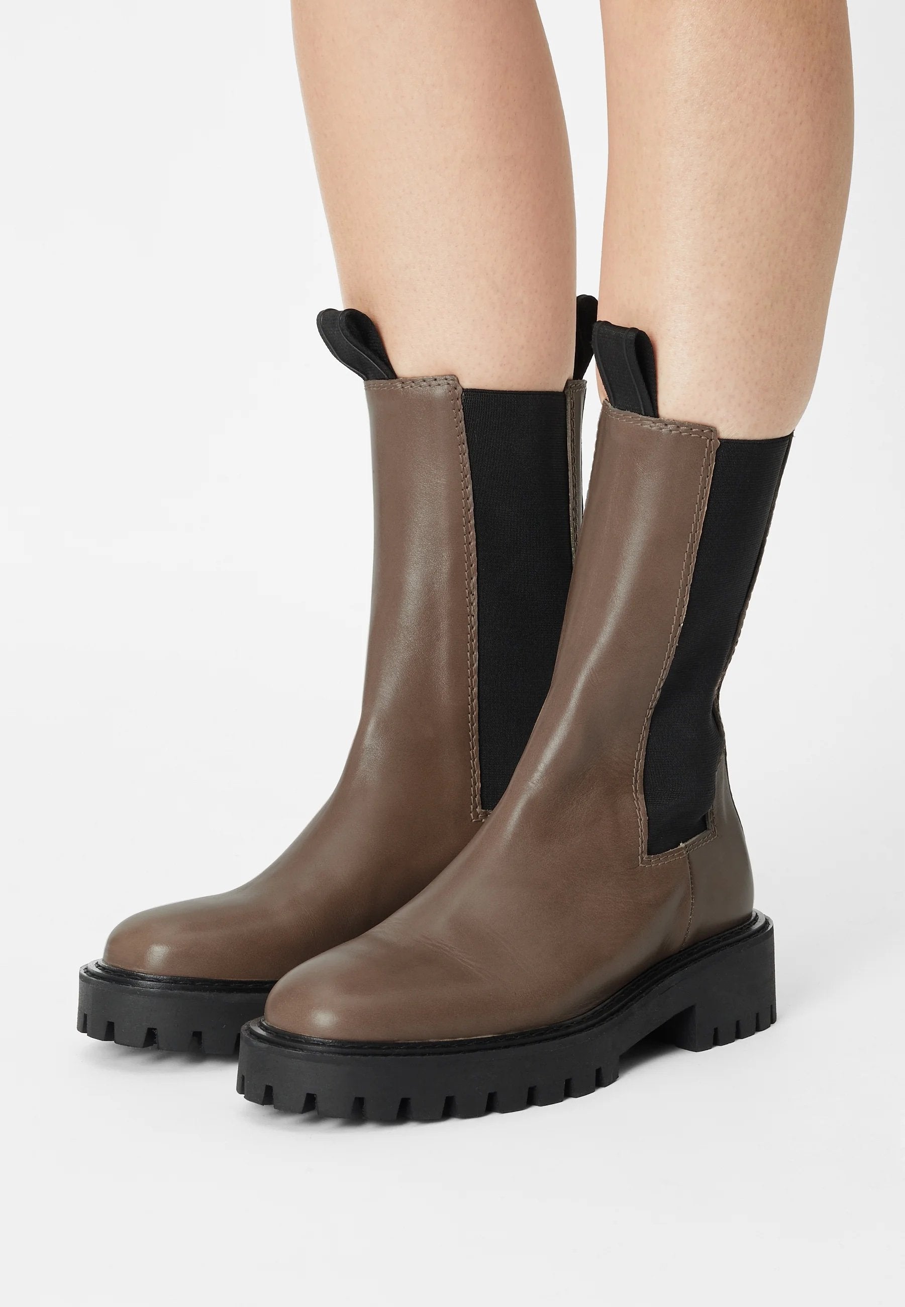 Angie Chelsea Taupe Boots - 7