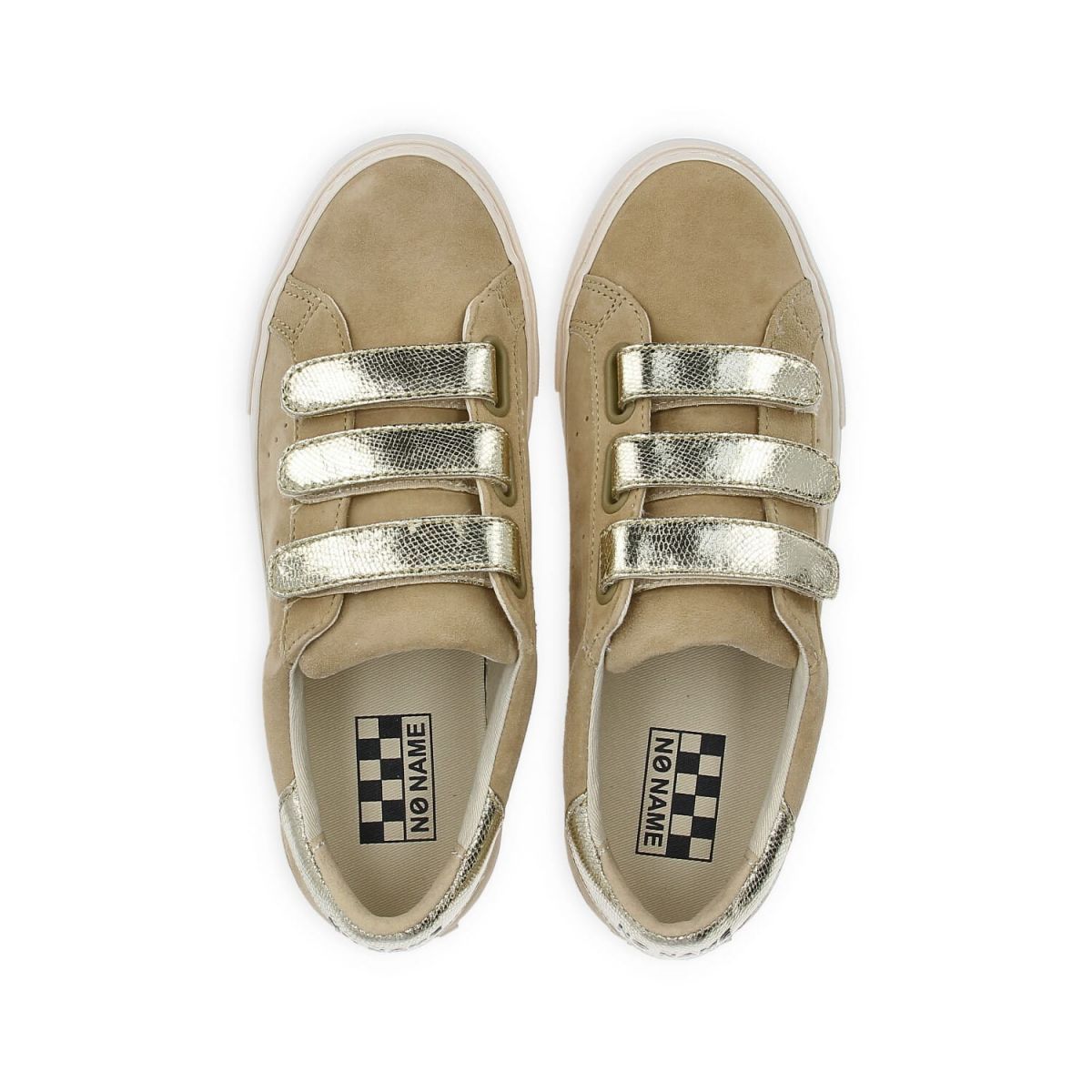 Arcade Straps Suede Beige Sneakers KNGDWI0418 - 3