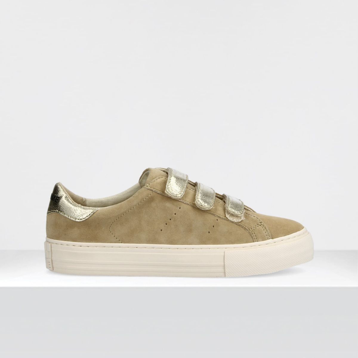 Arcade Straps Suede Beige Sneakers KNGDWI0418 - 6