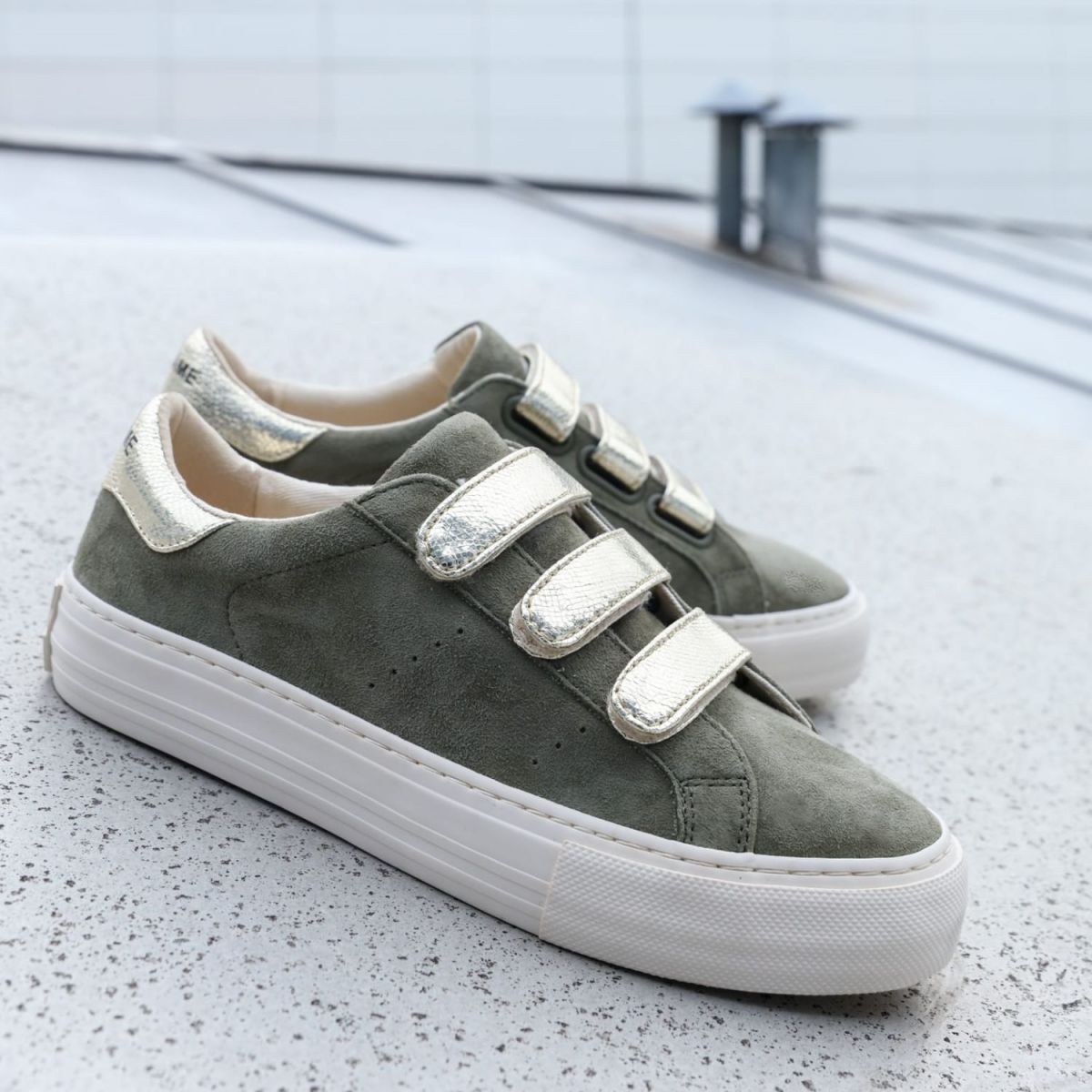 Arcade Straps Suede Foret Sneakers KNGDWI042L - 2