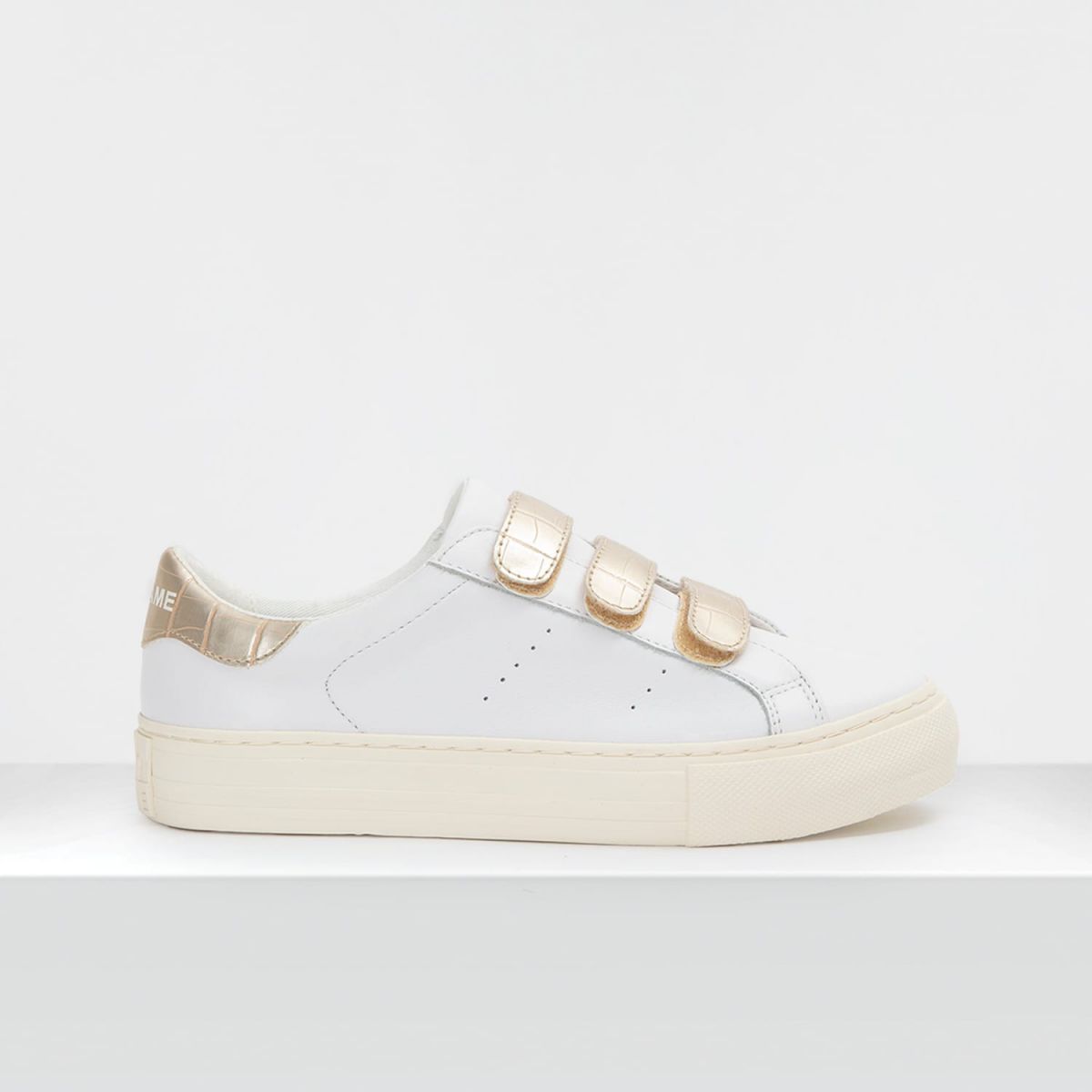 Arcade Straps White Gold Sneakers KNGDSC0474 - 6