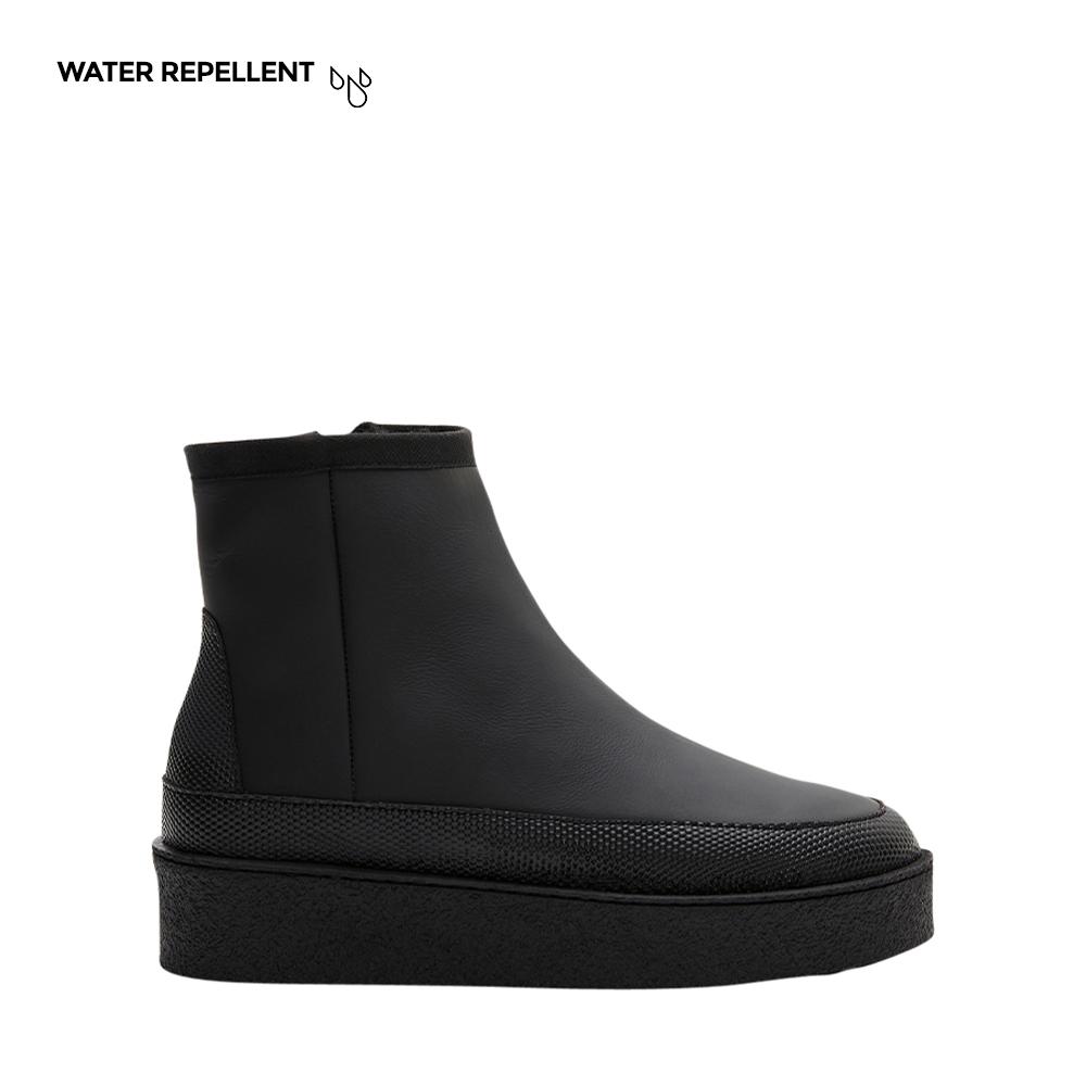 Aria Coated Leather Black Chelsea Boots 1020919126-014 - 01