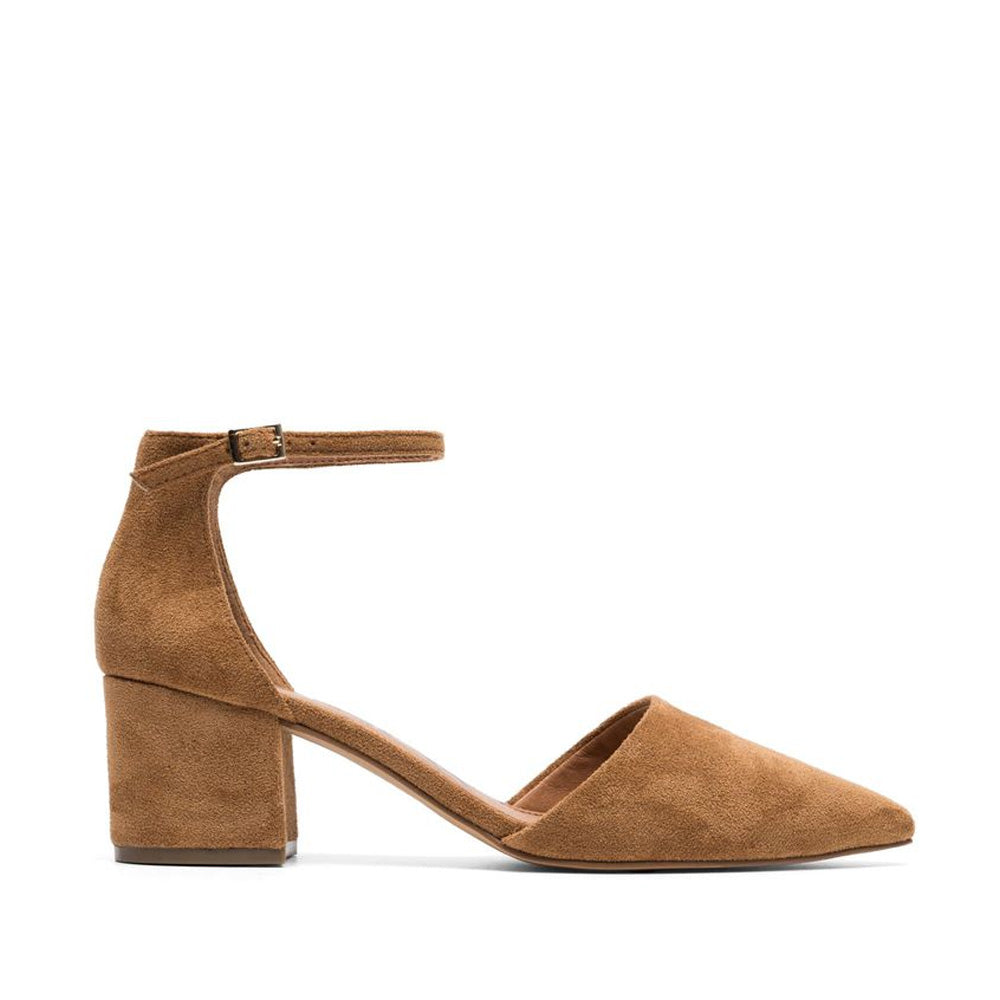 Biadevided Camel Suede Pumps