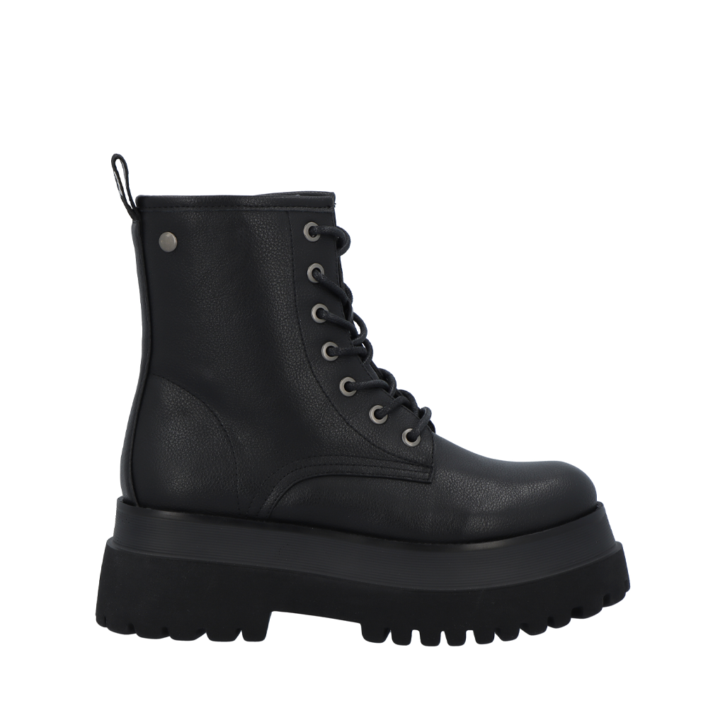 Biagas Black Lace Up Boots