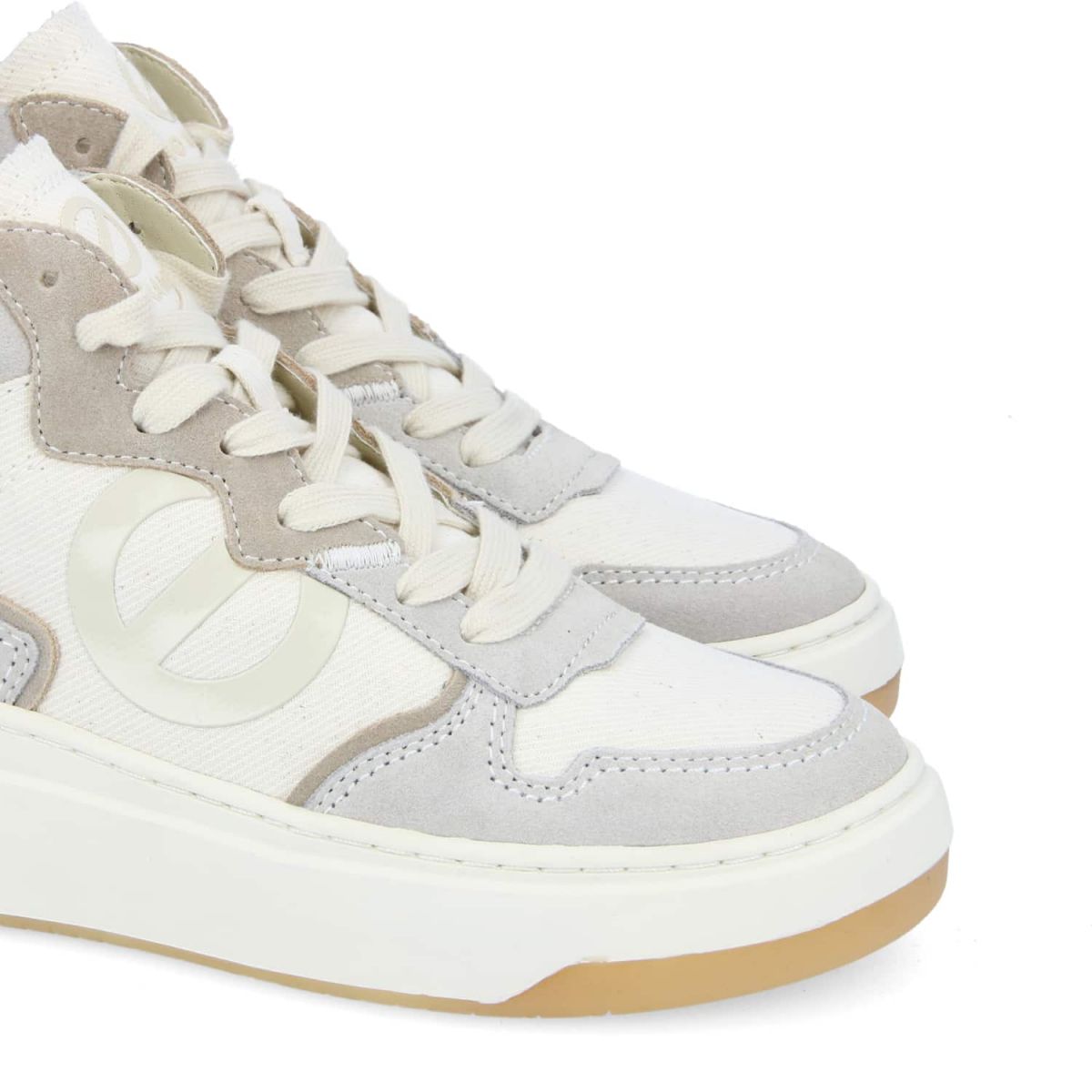 Bridget Mid Dove White Hi Sneakers 01LNJVGM0401 - 6