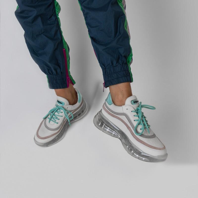 Bubbly Off White Mint Sneakers - 6