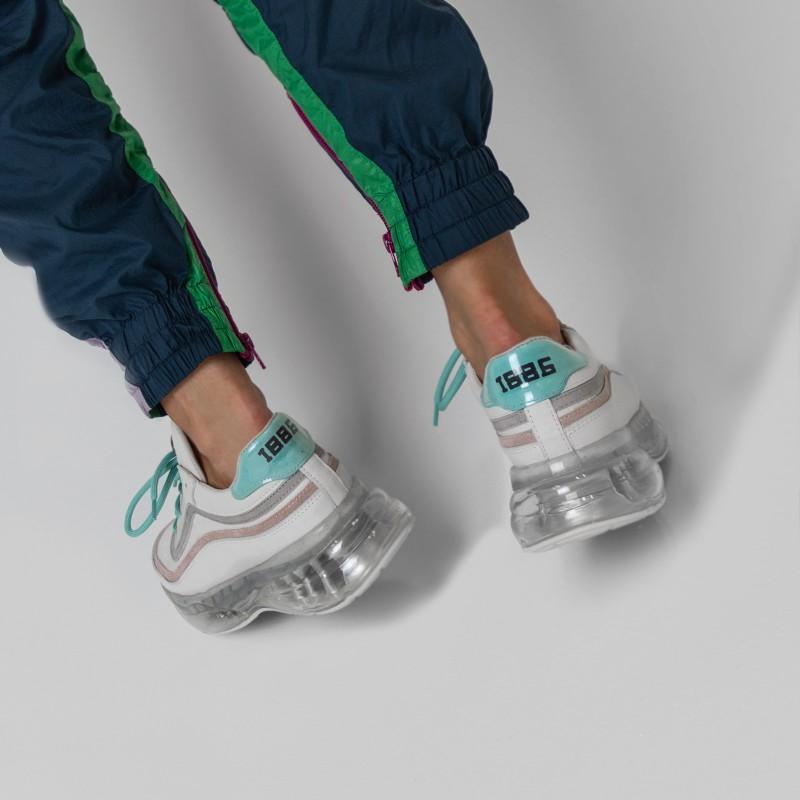 Bubbly Off White Mint Sneakers - 8