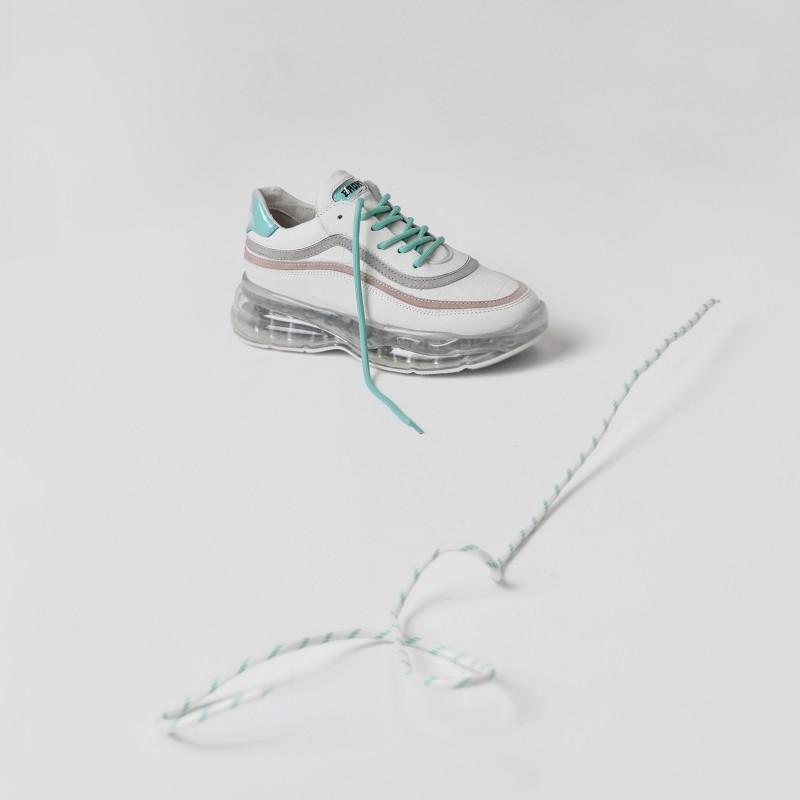 Bubbly Off White Mint Sneakers 66332-AC-3321 - 7