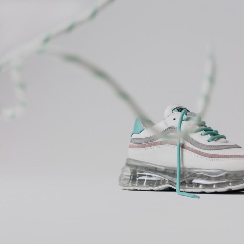 Bubbly Off White Mint Sneakers 66332-AC-3321 - 5