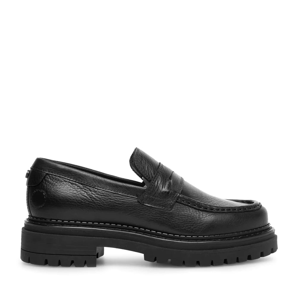 Cashannah Black Leather Loafers Loafers