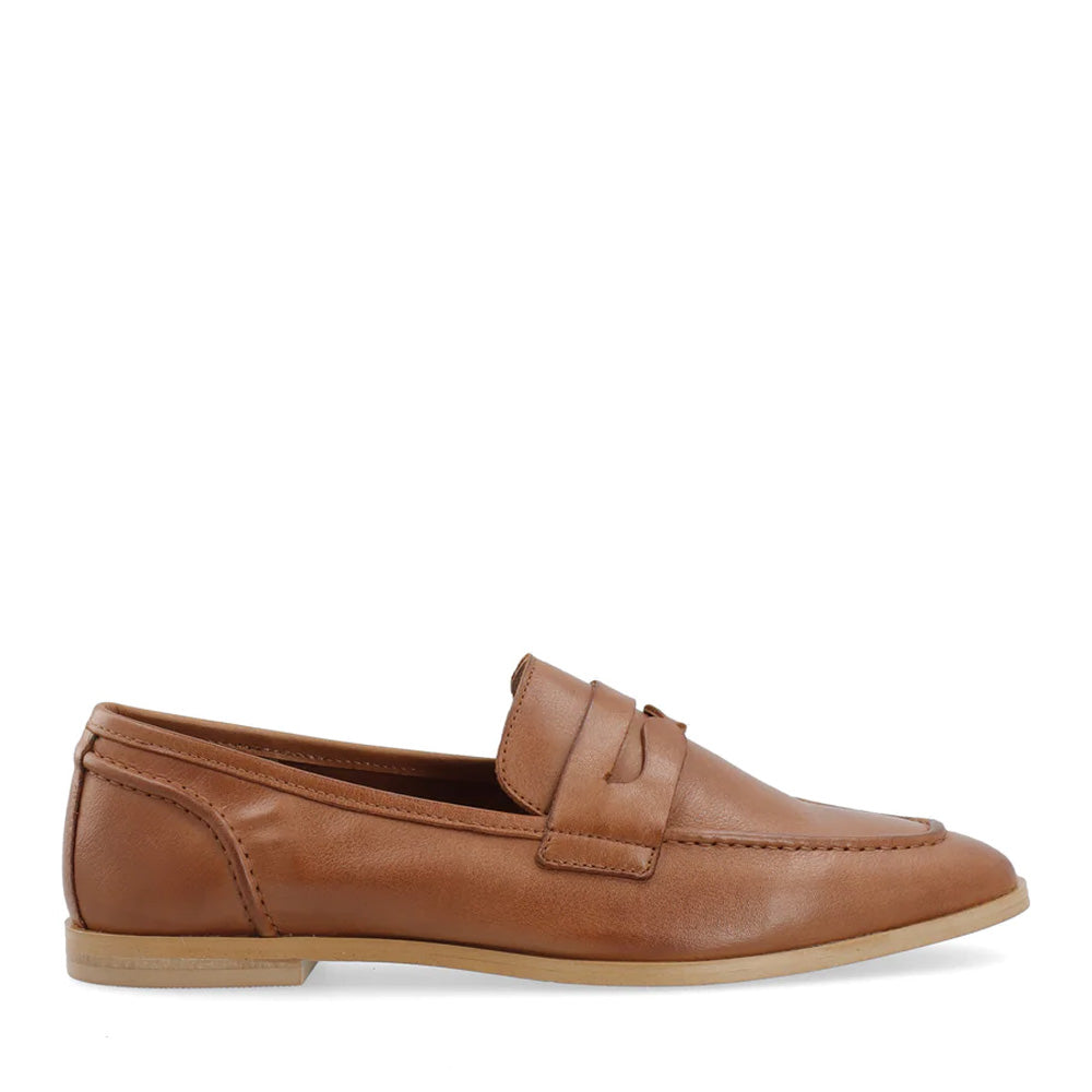 Casmimmi Cognac Leather Loafers Loafers
