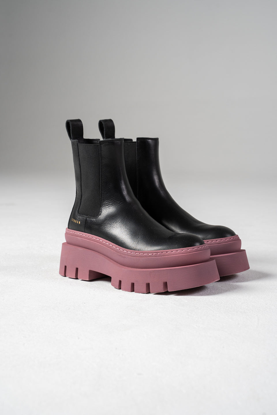 Vitello Black Fuchsia Chelsea Boots CPH686_FUCHSIA - 3