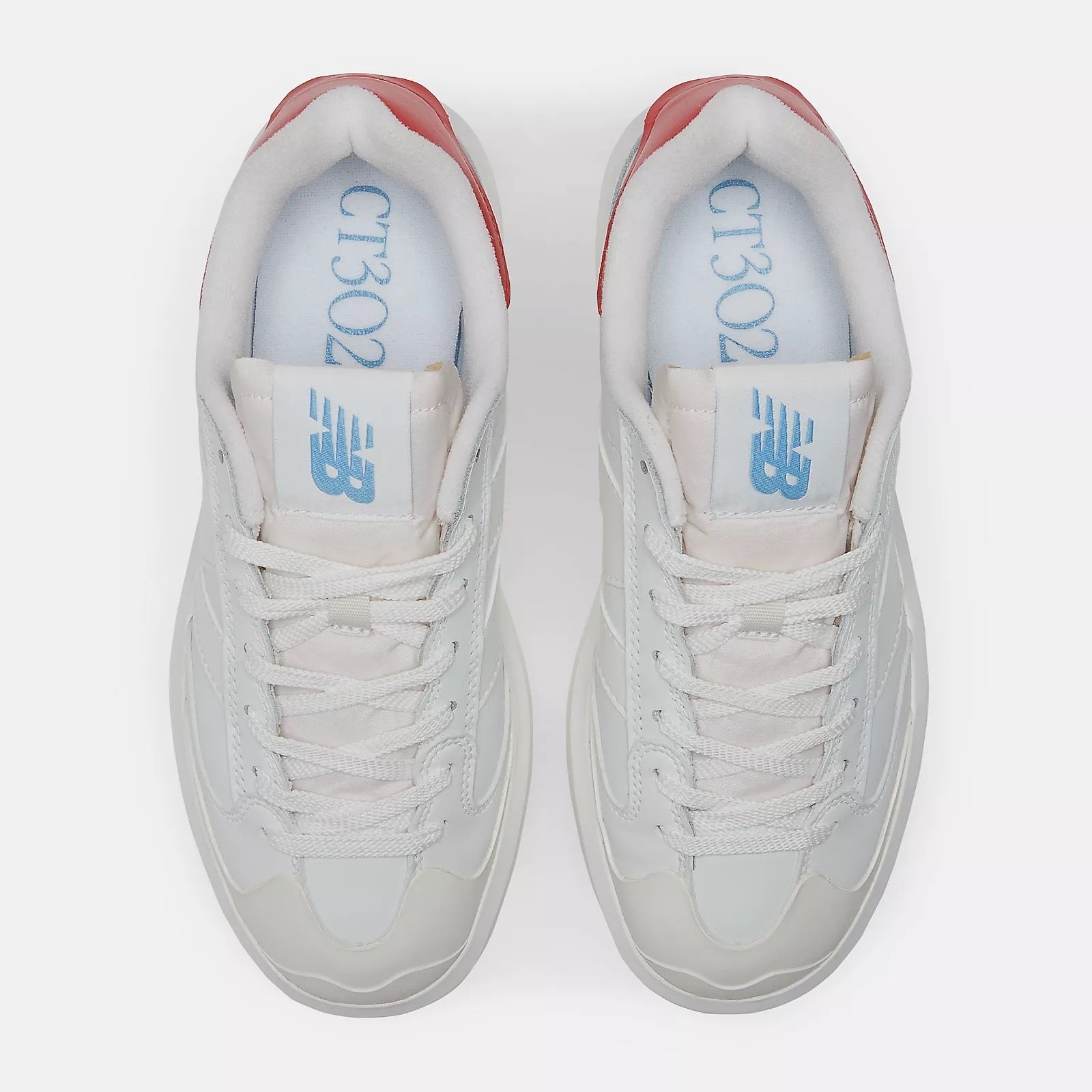 CT302LH White Red Platform Sneakers - CT302LH - 3