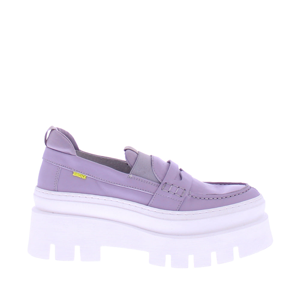 Evi Ann Lila Weiss Chunky Loafers 66433-A-3609 - 10