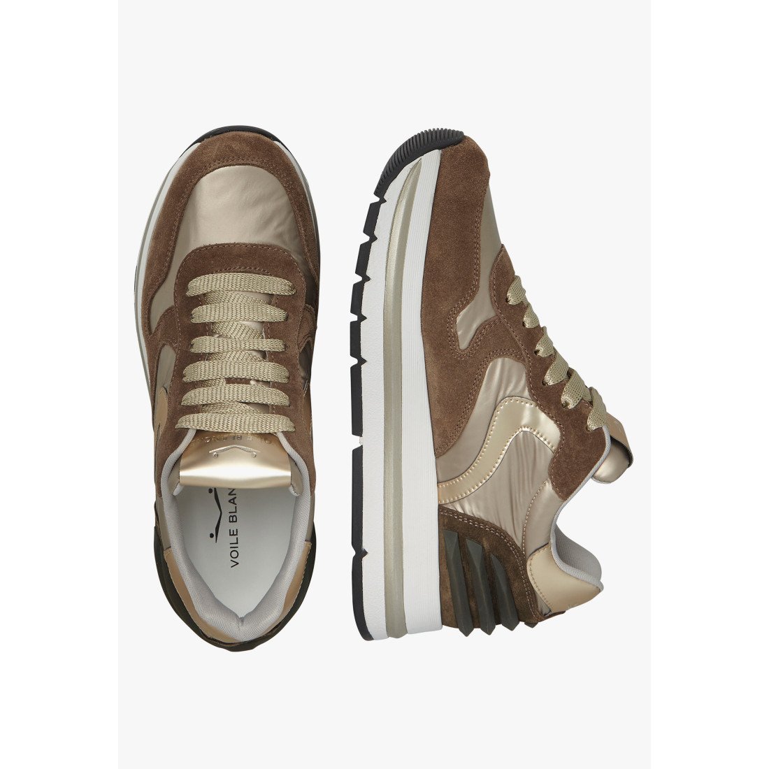 Maran Power Taupe Platinum Chunky Sneakers 2017040020B03 - 4
