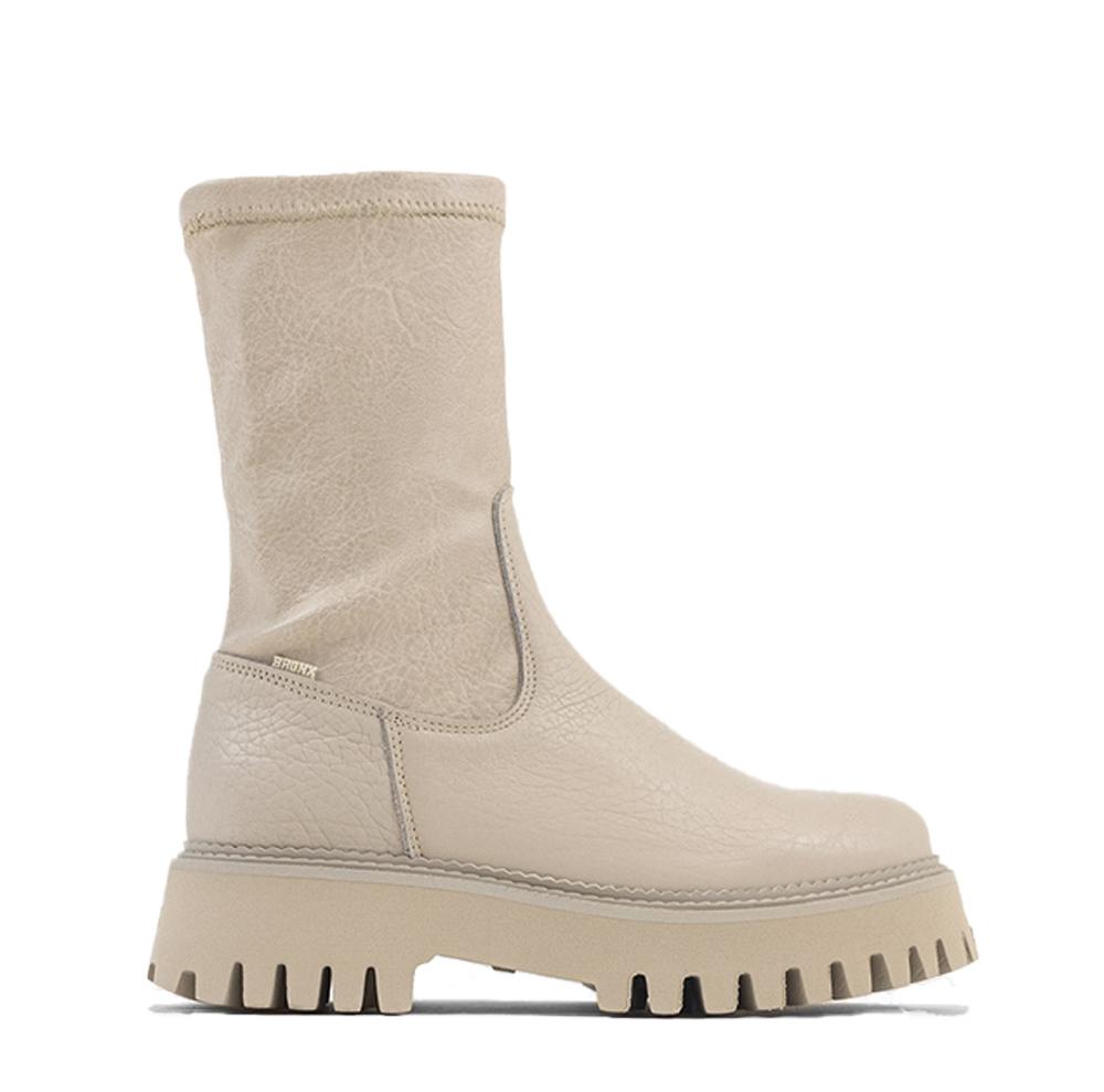 Groovy Stretch Winter White Chelsea Boots 47358-G1257 - 01