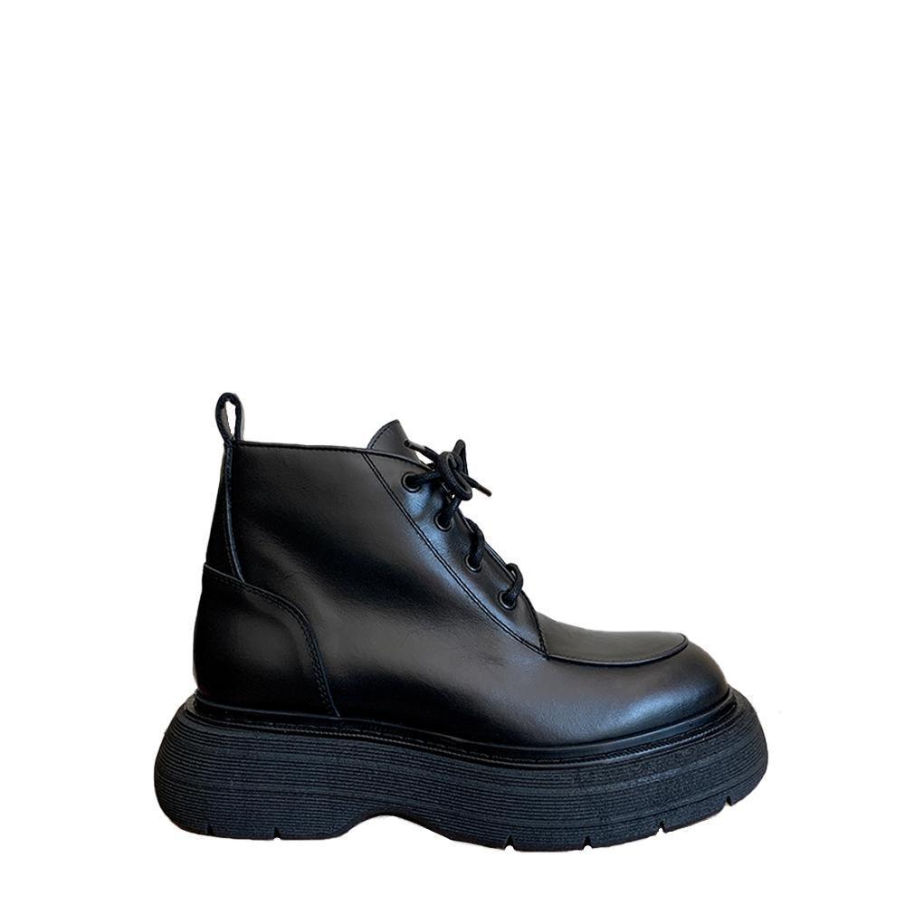 Ines-Black Ankle Boots - 1