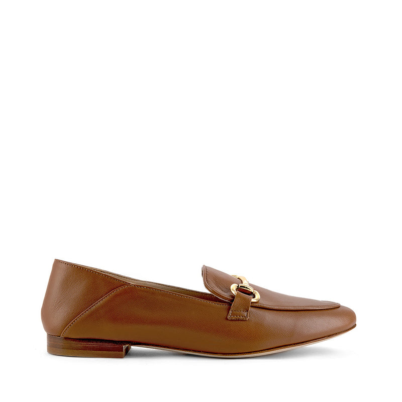 Isidora Cognac Nappa Loafers S-5383COGNAC - 1