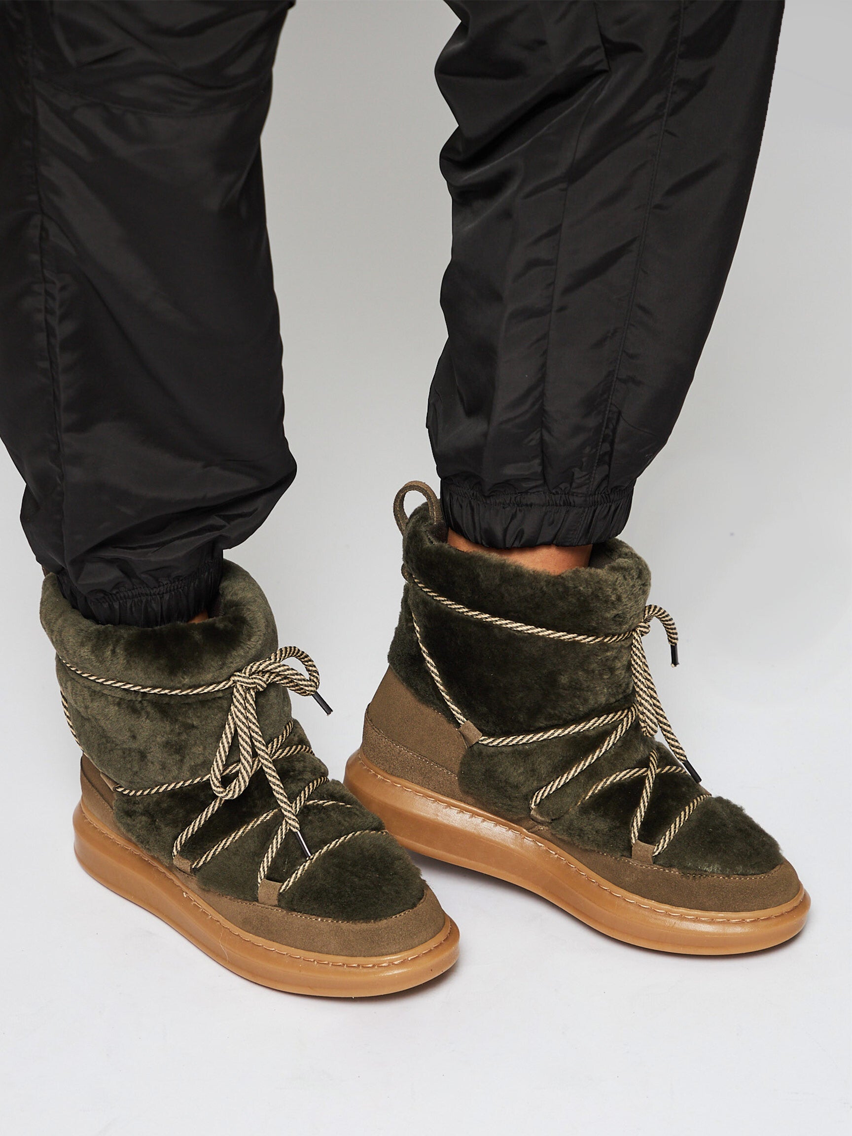 Lacey Army Snow Boots 23-011-011 - ARMY - 5
