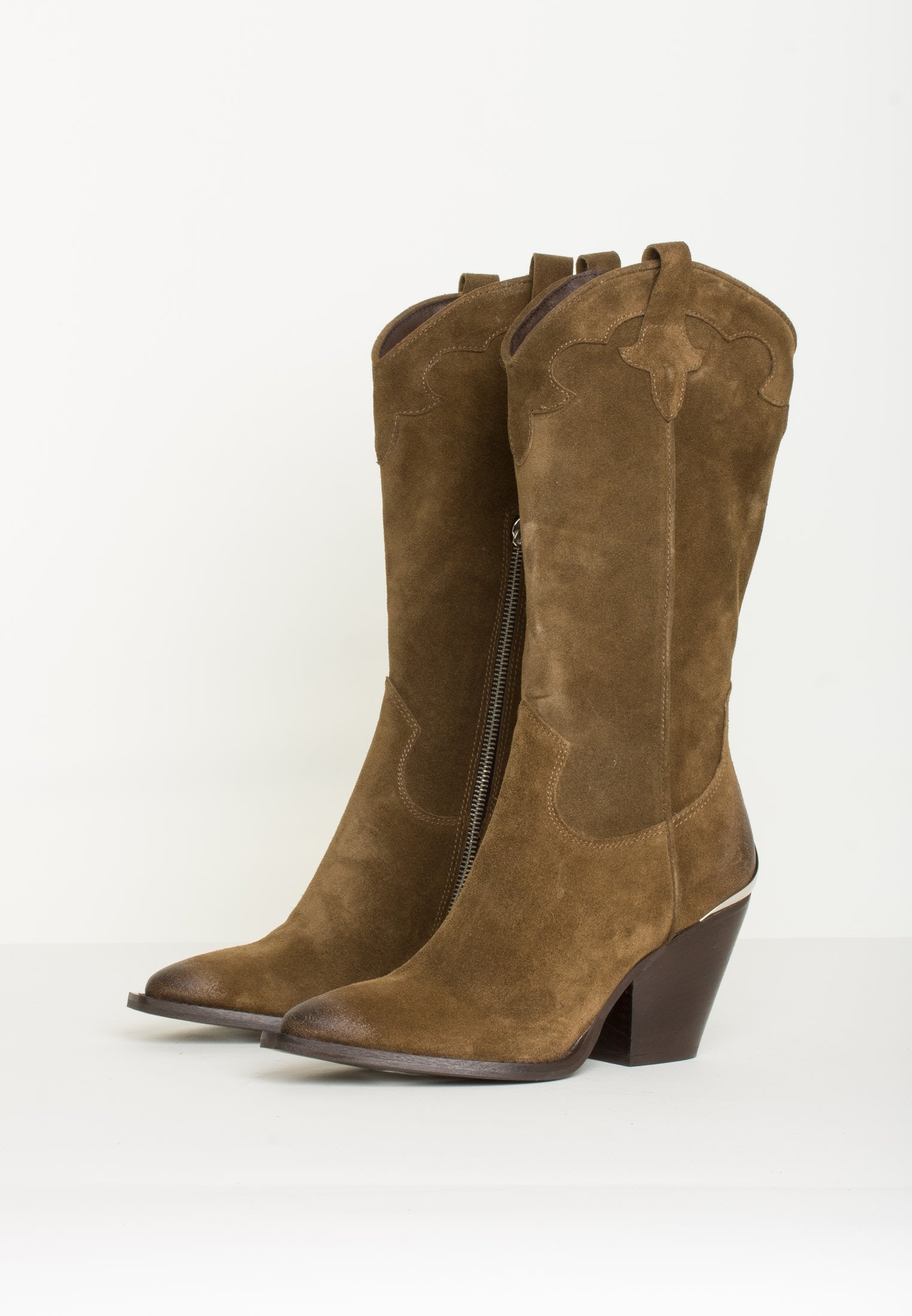 Brooke Suede Antelope Boots BROOKE-ANTILOPE-1 - 10