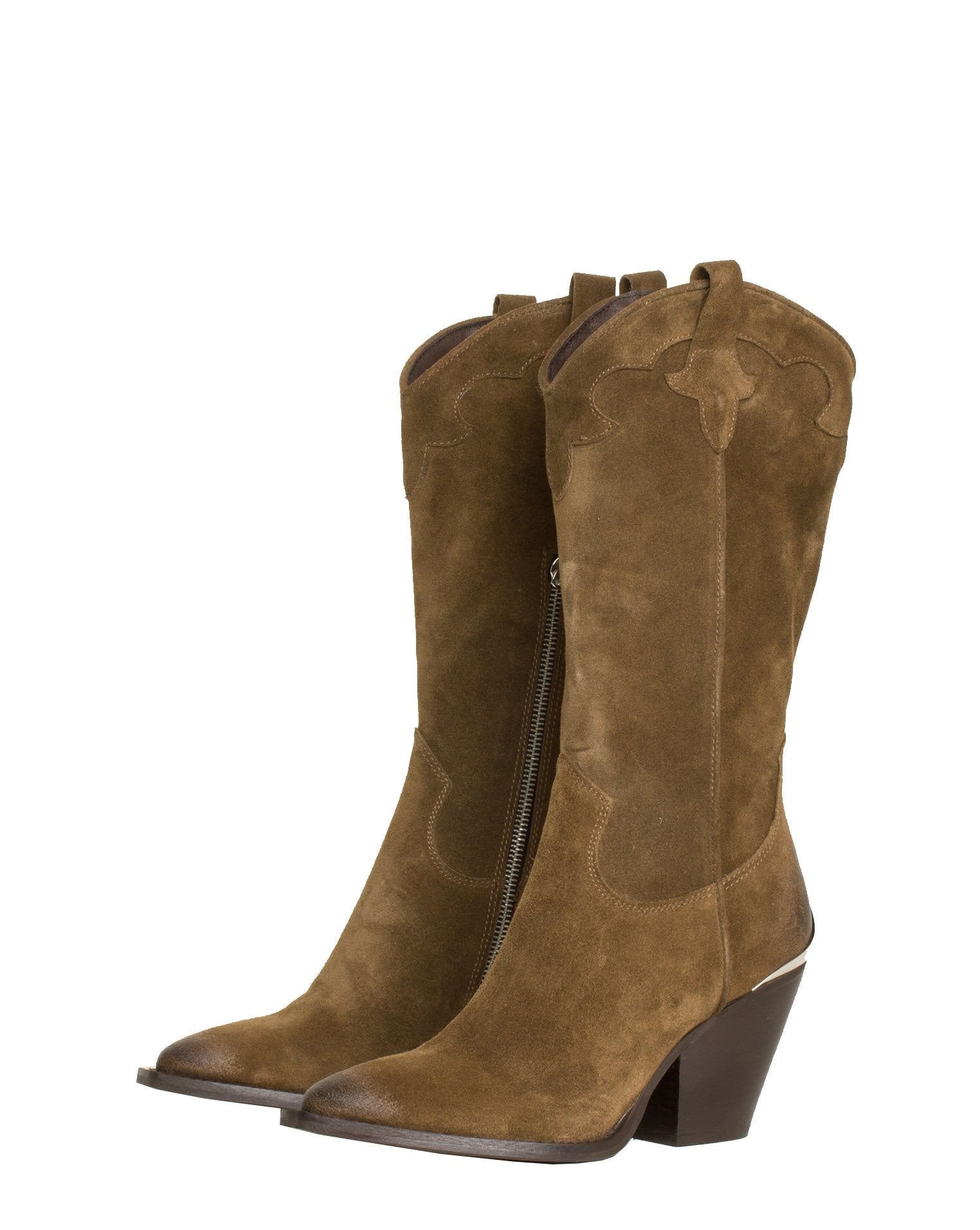 Brooke Suede Antelope Boots BROOKE-ANTILOPE-1 - 3