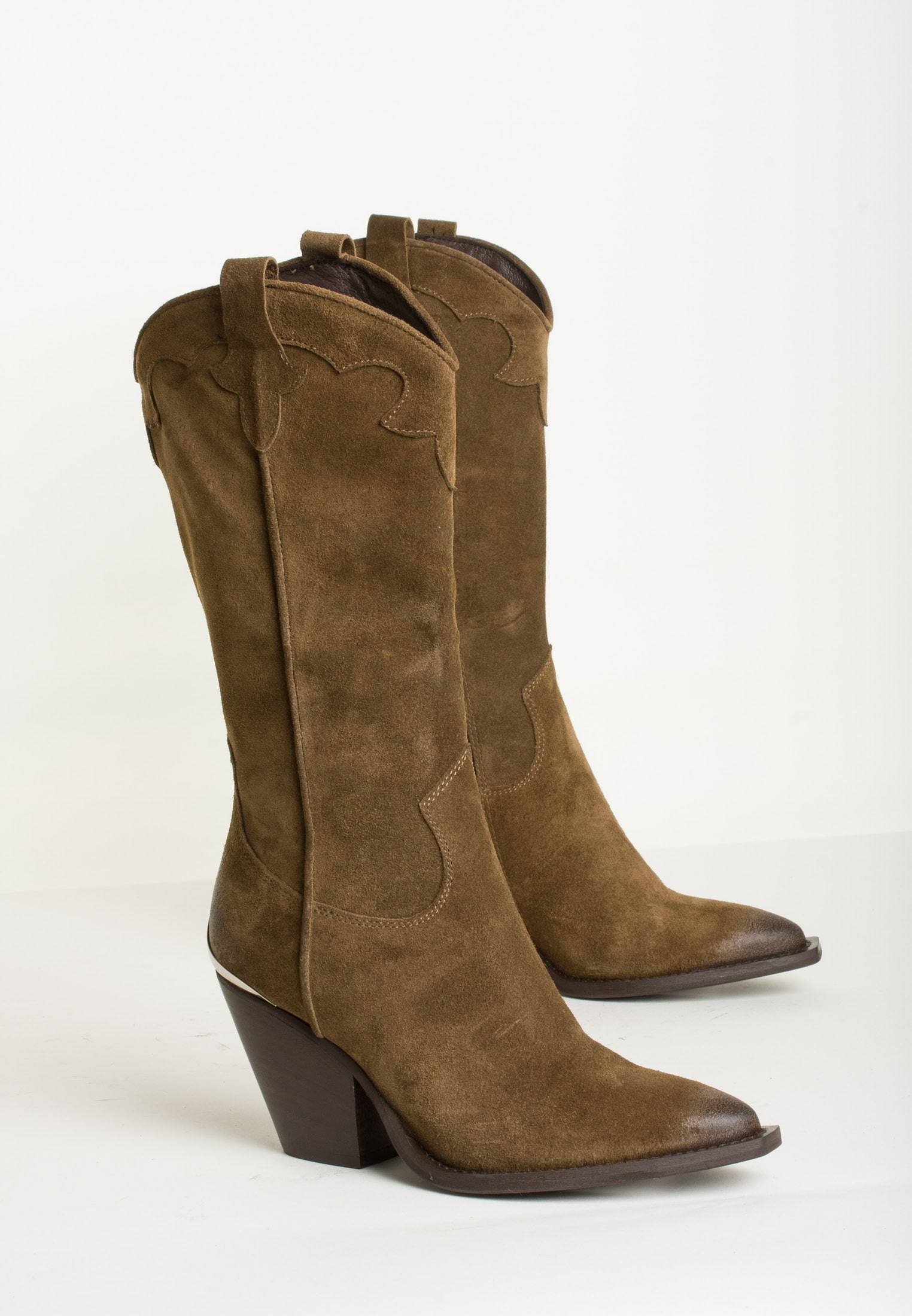 Brooke Suede Antelope Boots BROOKE-ANTILOPE-1 - 7