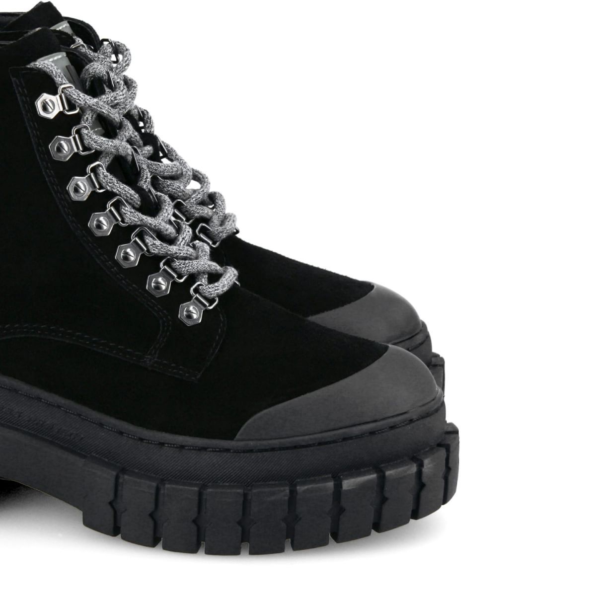 Kross Low Suede Black Boots KNXEVS0415 - 4