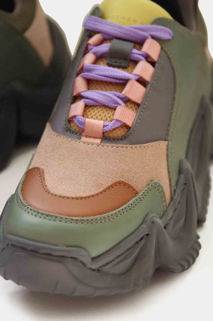 Lolly Sneakers Multi Army Green MULTIARMY - 7