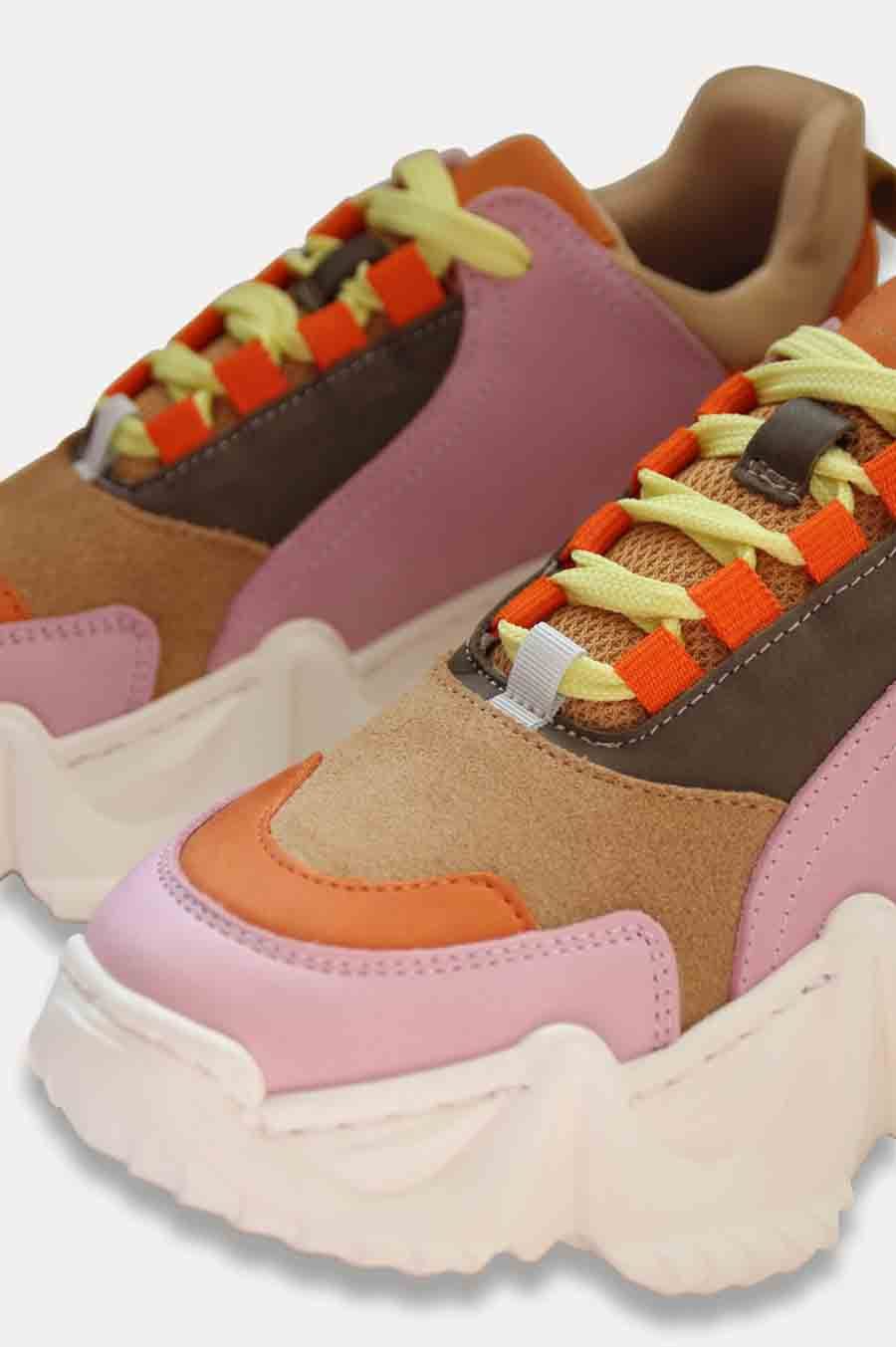 Lolly Sneakers Multi PINKORANGE - 5