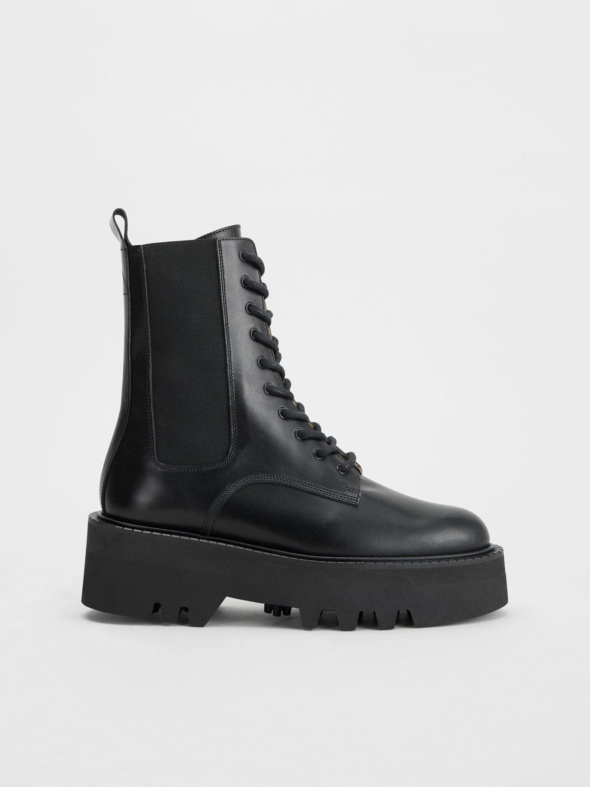 Pesaro Black Combat Boots 111323 - 9