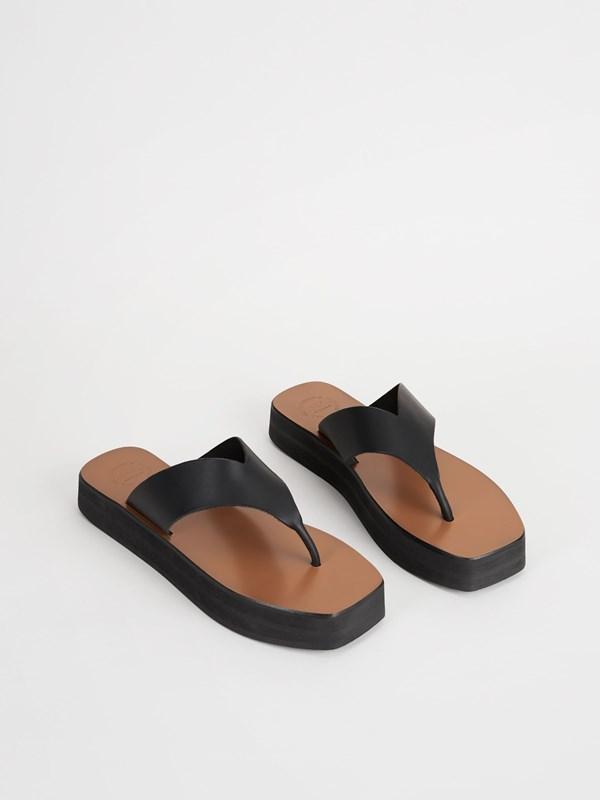 Melitto Black Platform Sandals 110951 - 2
