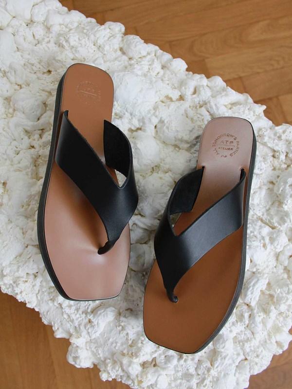 Melitto Black Platform Sandals 110951 - 3