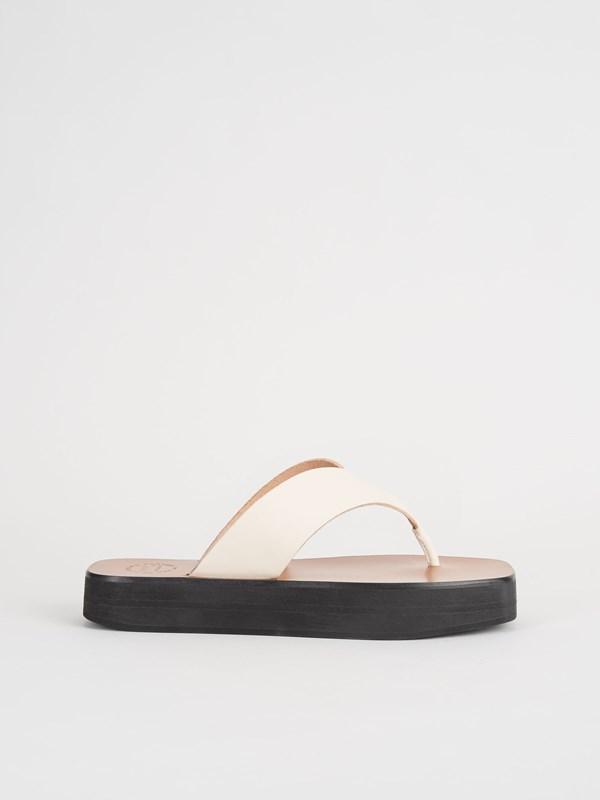 Melitto Ice White Platform Sandals 111007 - 5