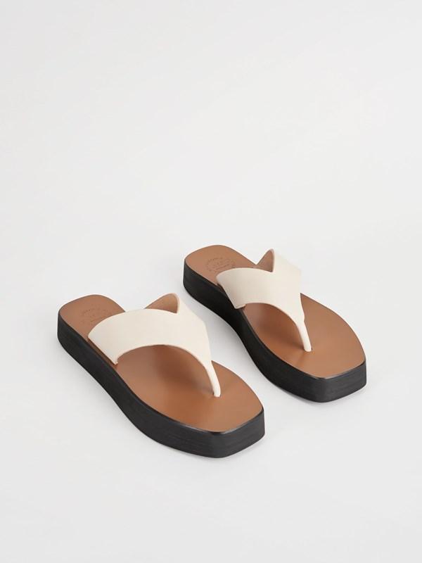 Melitto Ice White Platform Sandals 111007 - 2