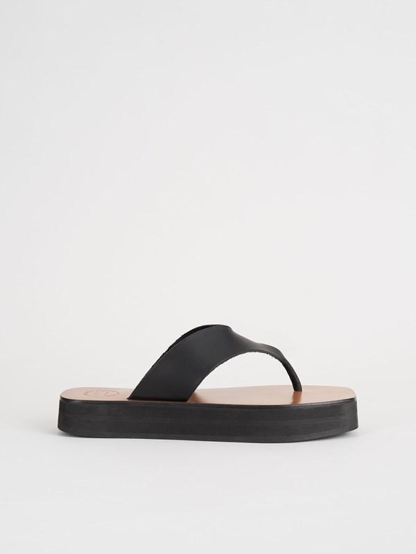 Melitto Black Platform Sandals 110951 - 6