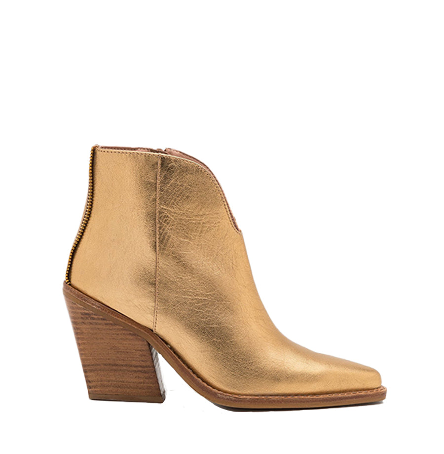 New Kole Gold Low Ankle Boots 34265-M-103 - 1