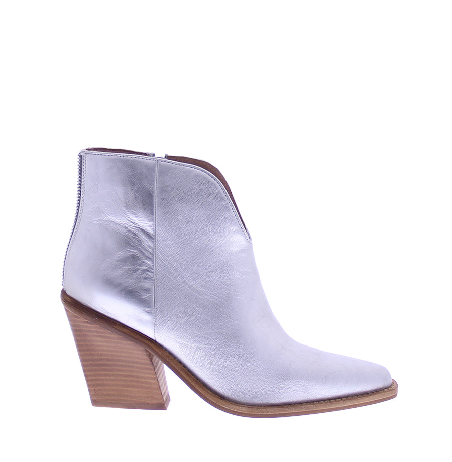 New Kole Silver Low Ankle Boots 34265-M-100 - 1