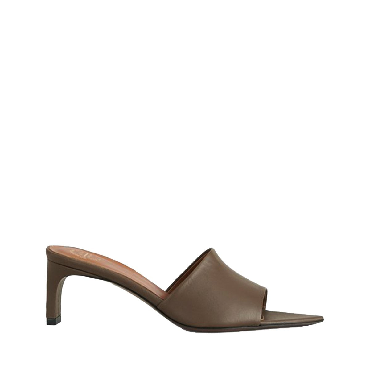 Serranova Khaki Brown Heeled Sandals 111210 - 1