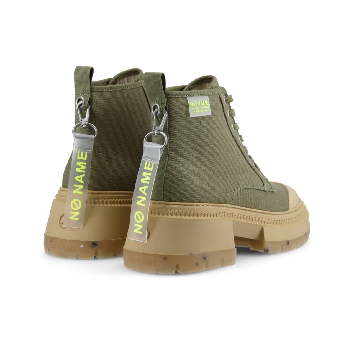 Strong Boots Canvas Recycled in Olive 01MNYGCY0466 - 4
