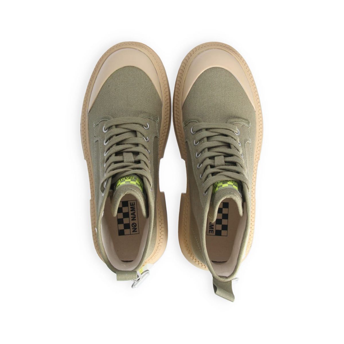 Strong Boots Canvas Recycled in Olive 01MNYGCY0466 - 5