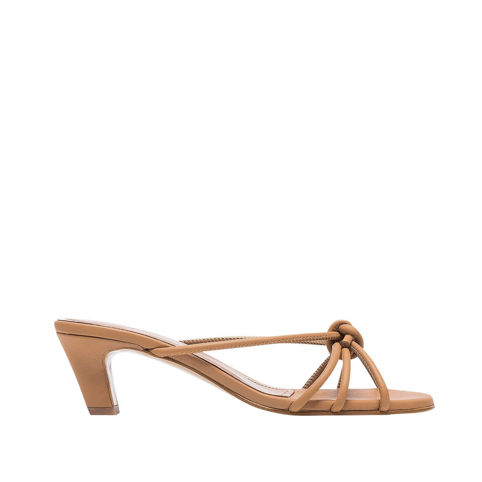 Eunice Leather Cognac Heeled Sandals 20010411301-024 - 1