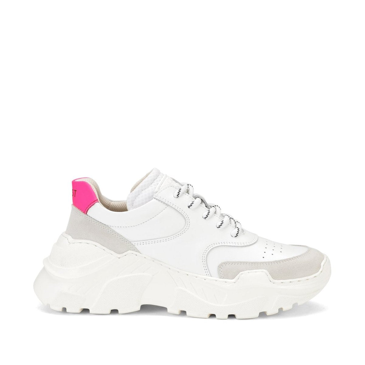 Sprint Leather White Chunky Sneakers LAST1059 - 1