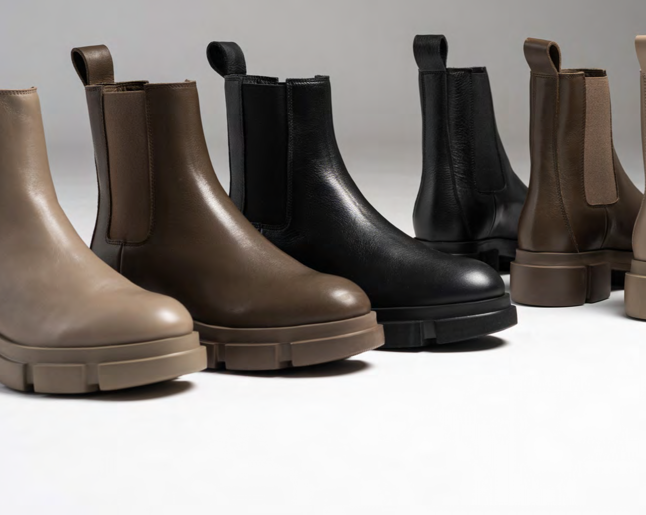 Vitello Khaki Low Chelsea Boots CPH570KHAKI-7