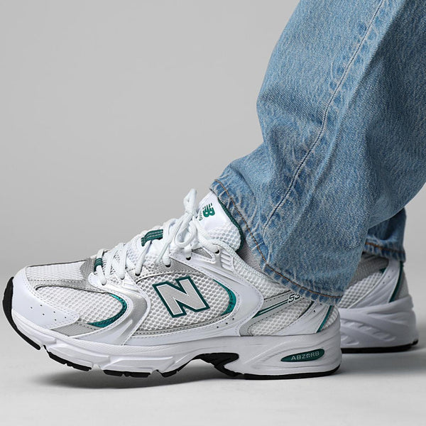 MR530AB White Vintage Teal Classic Sneakers MR530AB - 2