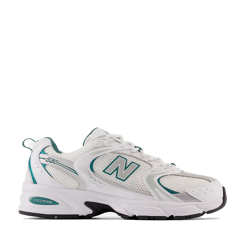 MR530AB White Vintage Teal Classic Sneakers MR530AB - 1